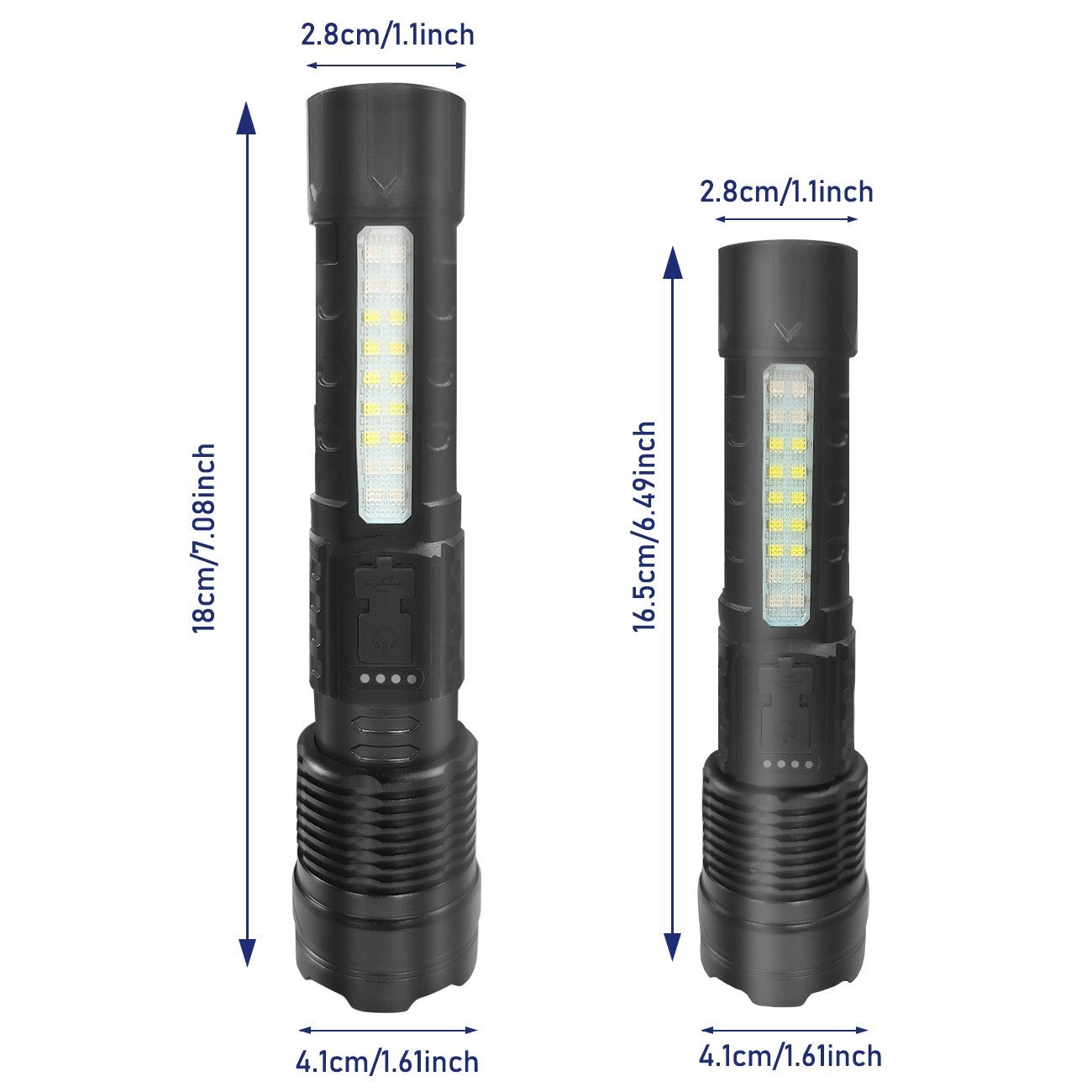 Rechargeable LED Tactical Torch