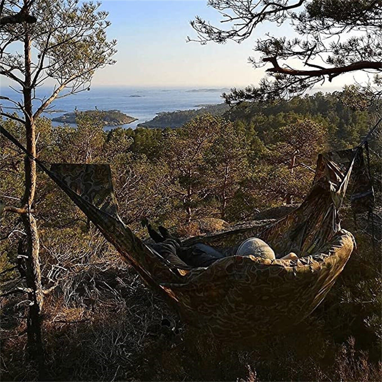 Open Sky - High Strength Sleeping Hammock with Suspension Kit
