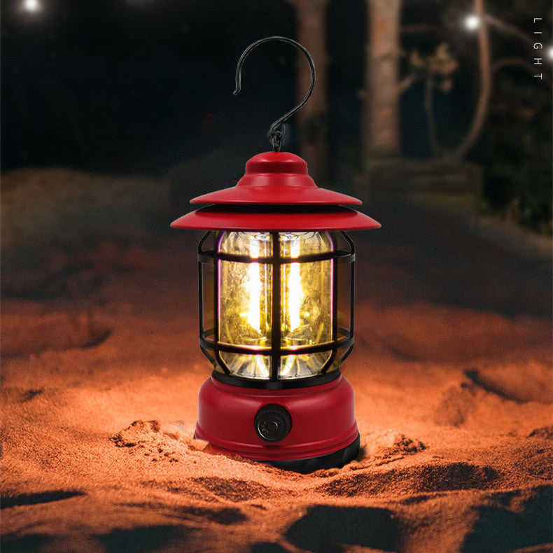 Retro LED Camping Lantern