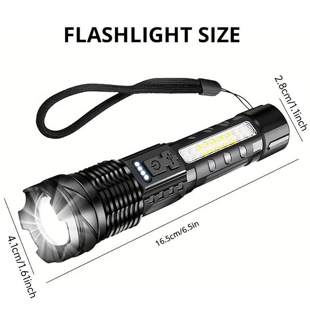 Rechargeable LED Tactical Torch