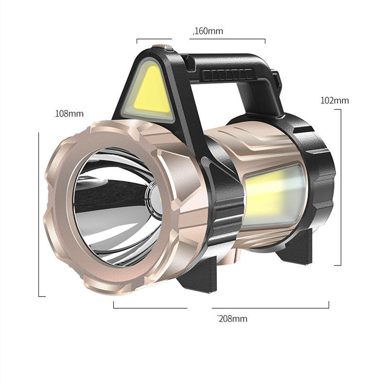 High-power Portable Spotlight With Smart Electric Display