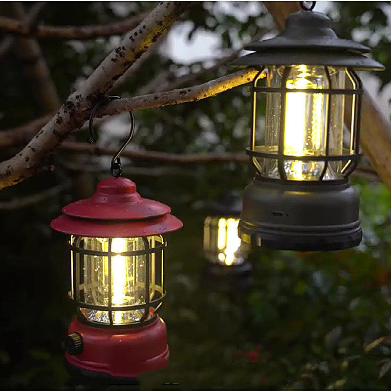 Retro LED Camping Lantern